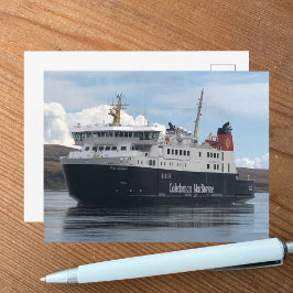 Veerboot vaart naar Islay in Schotland Briefkaart