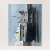 Veerboot vaart naar Islay in Schotland Legpuzzel (Verticaal)