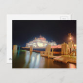 veerboot van het zilver op het eiland ocracoke briefkaart (Voorkant / Achterkant)