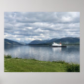 Veerboot varen naar Rothesay Bay, Isle of Bute op  Poster (Voorkant)