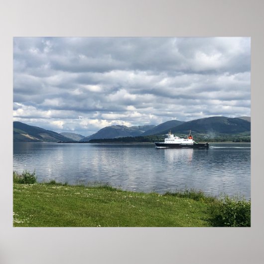 Veerboot varen naar Rothesay Bay, Isle of Bute op  Poster (Voorkant)