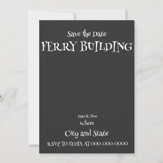 VEERBOOTGEBOUW KAART (Voorkant)