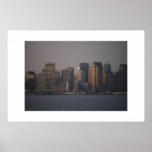 veerbootgebouw poster (Voorkant)