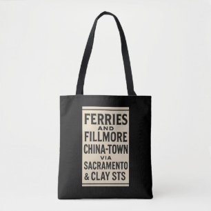 Veerboten en Fillmore Canvas tas