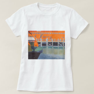 veerboten in de haven t-shirt