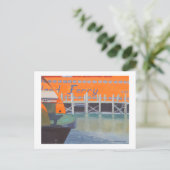 Veerboten in Dok Briefkaart (Staand voorkant)
