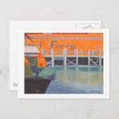 Veerboten in Dok Briefkaart (Voorkant / Achterkant)