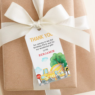 Veerdaagse bouw kinderen dank je wel cadeaulabel