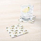 Veerdaagse bouw rondom vrachtwagenpatronen kartonnen onderzetters (Insitu)