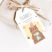 Veerdaagse feestdag voor T Cadeaulabel