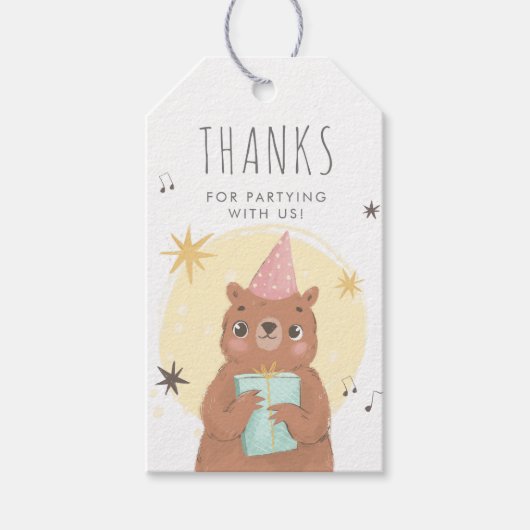 Veerdaagse feestdag voor T Cadeaulabel (Voorkant)