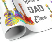 Veerdaagse gitaar Gevoelig Cadeaupapier (Rol Hoek)