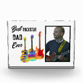 Veerdaagse gitaar Papa Aangepaste foto (Voorkant)