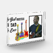 Veerdaagse gitaar Papa Aangepaste foto (Links)