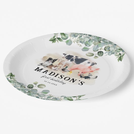 Veerdaagse slachting papieren bordje (Gekanteld)