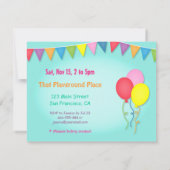 Veerdaagse uitnodigingen bij speelpleisters (Achterkant)