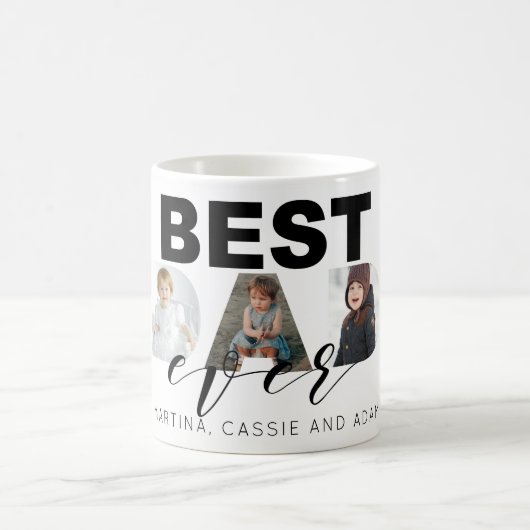 Veerdag Gift Multi Photo Collage Koffiemok (Center)