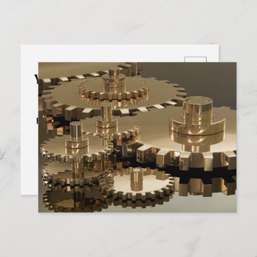 Veerdag in de versnelling briefkaart (Voorkant / Achterkant)