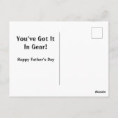 Veerdag in de versnelling briefkaart (Achterkant)