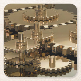 Veerdag in de versnelling kartonnen onderzetters