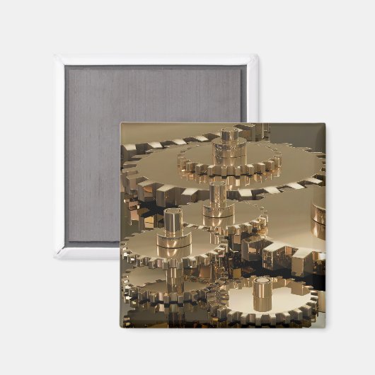 Veerdag in de versnelling magneet (Voorkant / Achterkant)