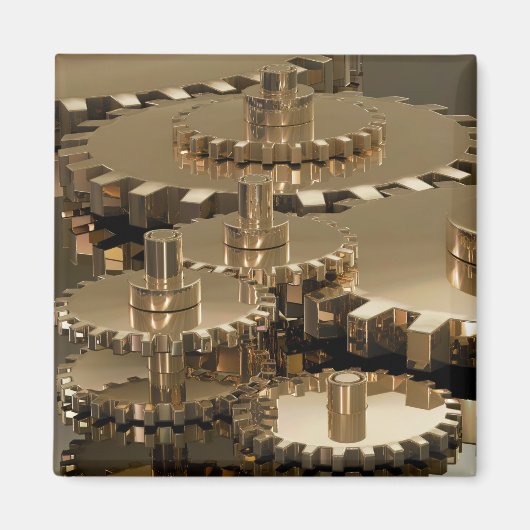 Veerdag in de versnelling magneet (Voorkant)