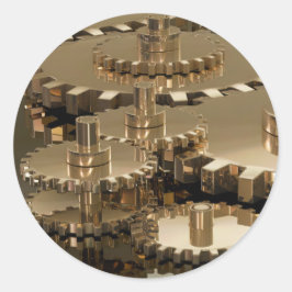 Veerdag in de versnelling ronde sticker