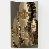 Veerdag in de versnelling spandoek (Verticaal)