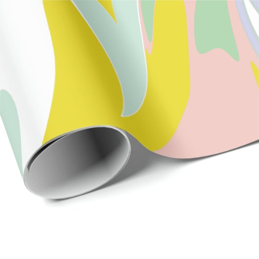 Veerdeegwaren | Abstract ontwerp voor marmering Cadeaupapier (Rol Hoek)