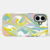 Veerdeegwaren | Abstract ontwerp voor marmering Case-Mate iPhone Case (Achterkant (horizontaal))