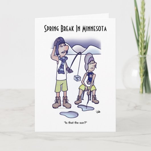 Veerdoorbraak Gevouwen Wenskaart Kaart (Voorkant)