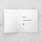 Veerdoorbraak Gevouwen Wenskaart Kaart (Binnen)