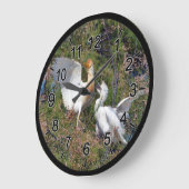 Veereiger en kleine zilverreiger in boom grote klok (Hoek)