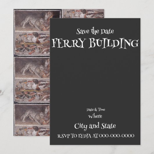 VEERGEBOUW KAART (Voorkant / Achterkant)