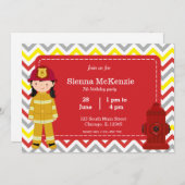 Veerjarig meisje kaart (Voorkant / Achterkant)