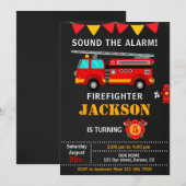 Veerjarige verjaardag uitnodiging genderneutraal (Voorkant / Achterkant)