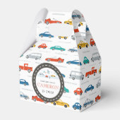 Veerjarige verjaardag van modern stadsvervoer bedankdoosjes (Voorkant Zijde)