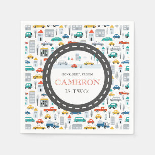 Veerjarige verjaardag van modern stadsvervoer servet