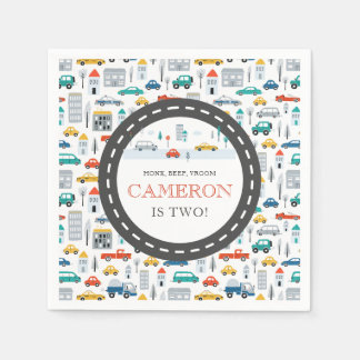 Veerjarige verjaardag van modern stadsvervoer servet