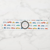 Veerjarige verjaardag van modern stadsvervoer waterfles etiket (Enkel label)