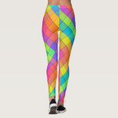 Veerkleurblokken van kleur XS - XL-Leggings Leggings (Achterkant)
