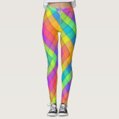 Veerkleurblokken van kleur XS - XL-Leggings Leggings (Voorkant)