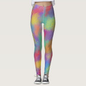 Veerkleuren Schouderblad Leggings (Voorkant)