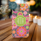 Veerkleurig Florentieel Patroon Aangepast Monogram Case-Mate iPhone Case