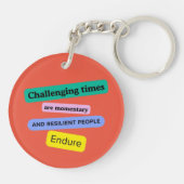 Veerkracht acryl Sleutelhanger (Achterkant)