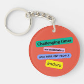 Veerkracht acryl Sleutelhanger (Voorkant)