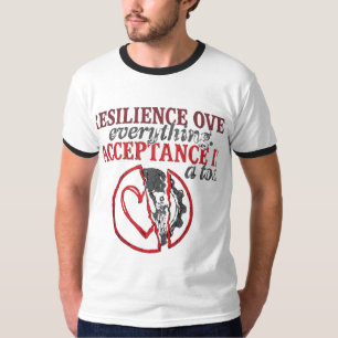 Veerkracht Boven Alles Acceptatie Is Een Hulpmid T-shirt