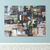 veerkracht canvas afdruk (Insitu (Houten vloer))