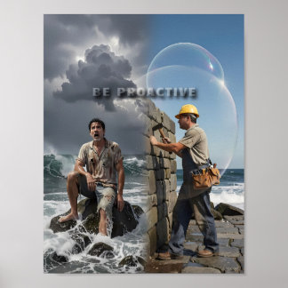 Veerkracht Gebouwd Voor de Golf Poster