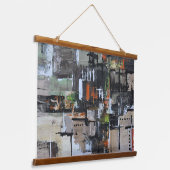 veerkracht hangend wandkleed (Gebogen)